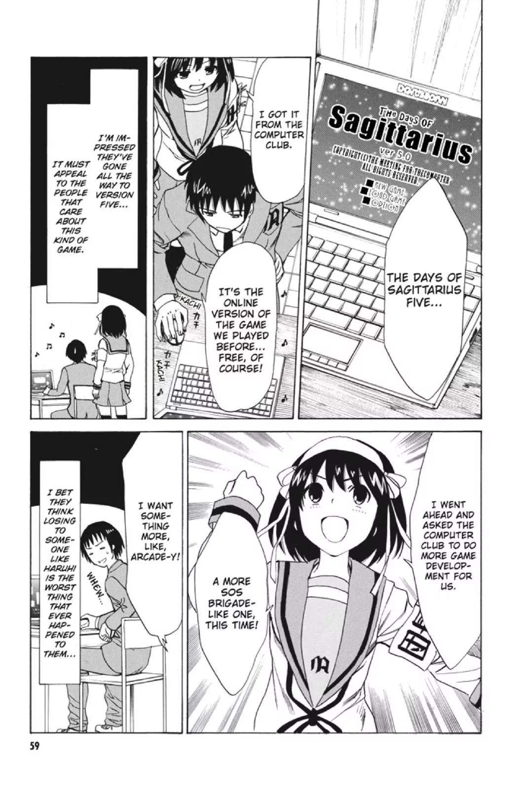 Suzumiya Haruhi no Yuuutsu Chapter 96 page 21 - Chapter 96: The Surprise of Haruhi Suzumiya VIII