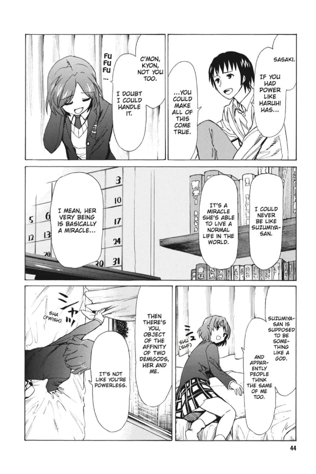 Suzumiya Haruhi no Yuuutsu Chapter 96 page 6 - Chapter 96: The Surprise of Haruhi Suzumiya VIII