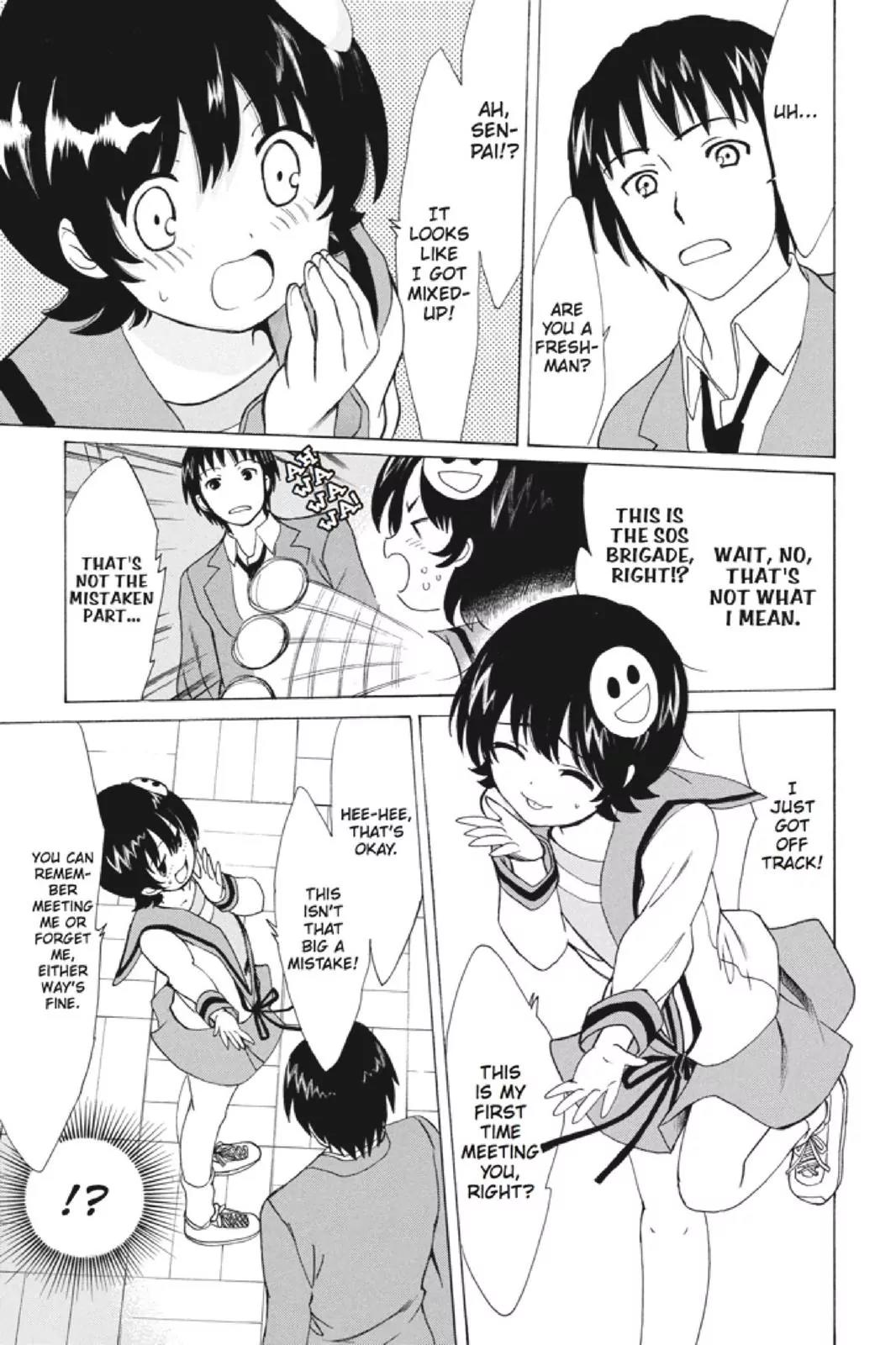 Suzumiya Haruhi no Yuuutsu Chapter 97 page 11 - Chapter 97: The Surprise of Haruhi Suzumiya IX