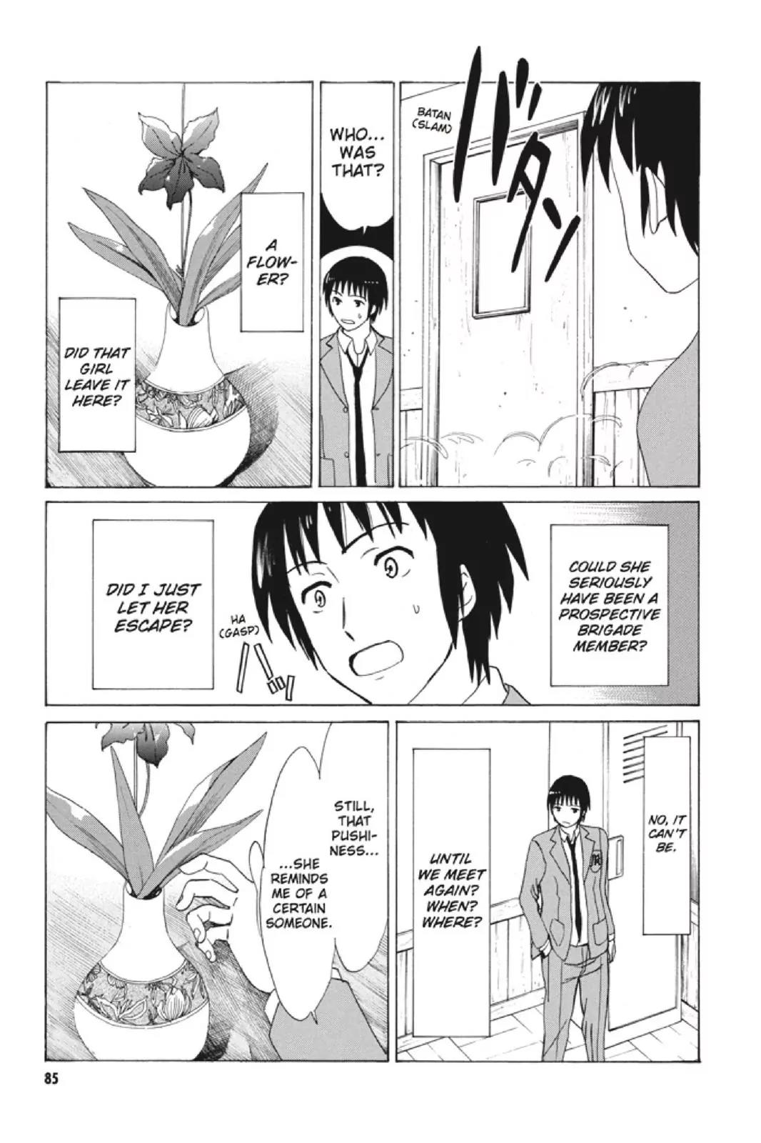 Suzumiya Haruhi no Yuuutsu Chapter 97 page 13 - Chapter 97: The Surprise of Haruhi Suzumiya IX