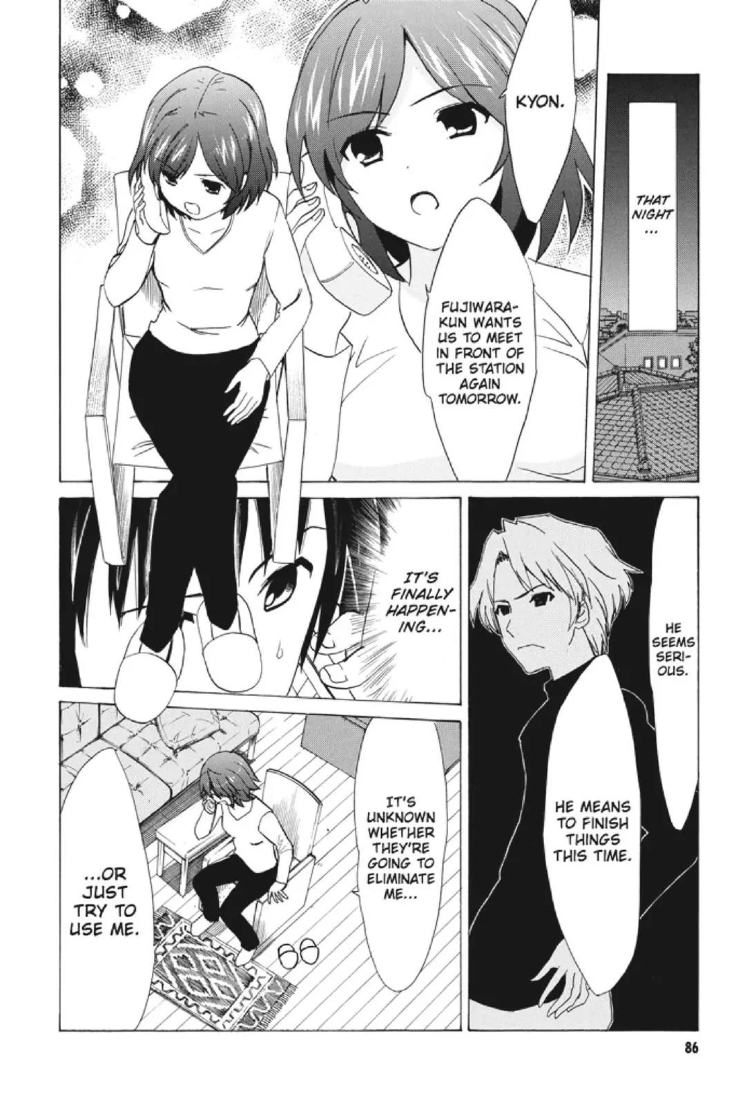 Suzumiya Haruhi no Yuuutsu Chapter 97 page 14 - Chapter 97: The Surprise of Haruhi Suzumiya IX