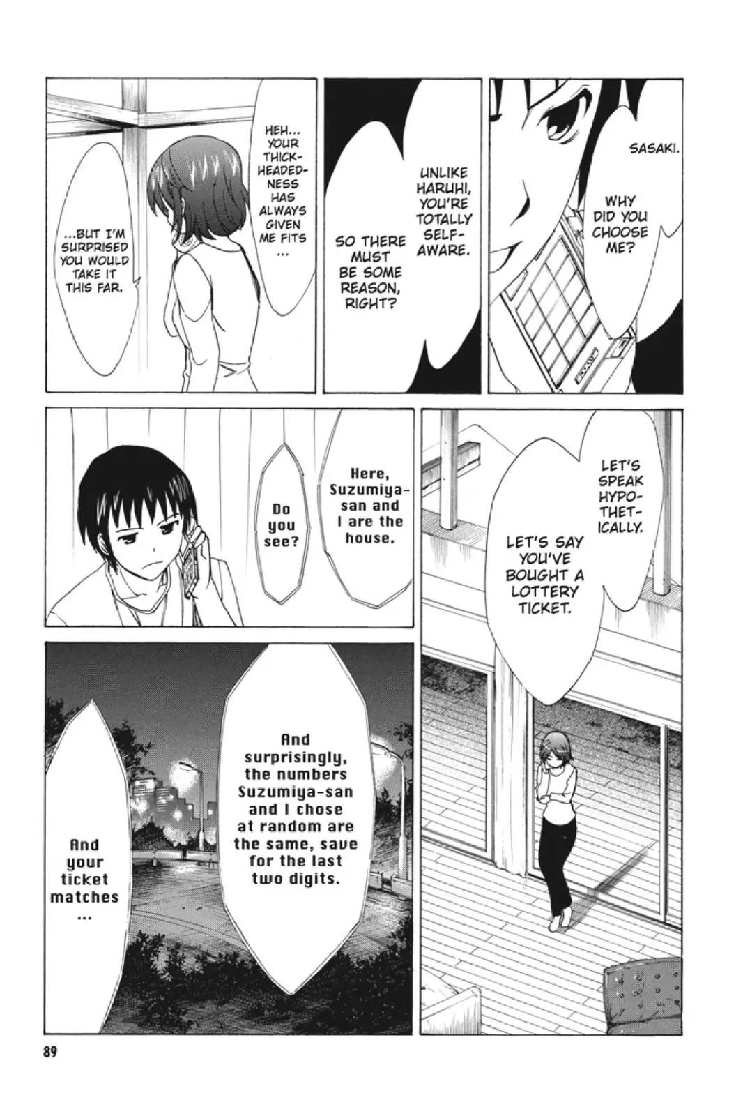 Suzumiya Haruhi no Yuuutsu Chapter 97 page 17 - Chapter 97: The Surprise of Haruhi Suzumiya IX