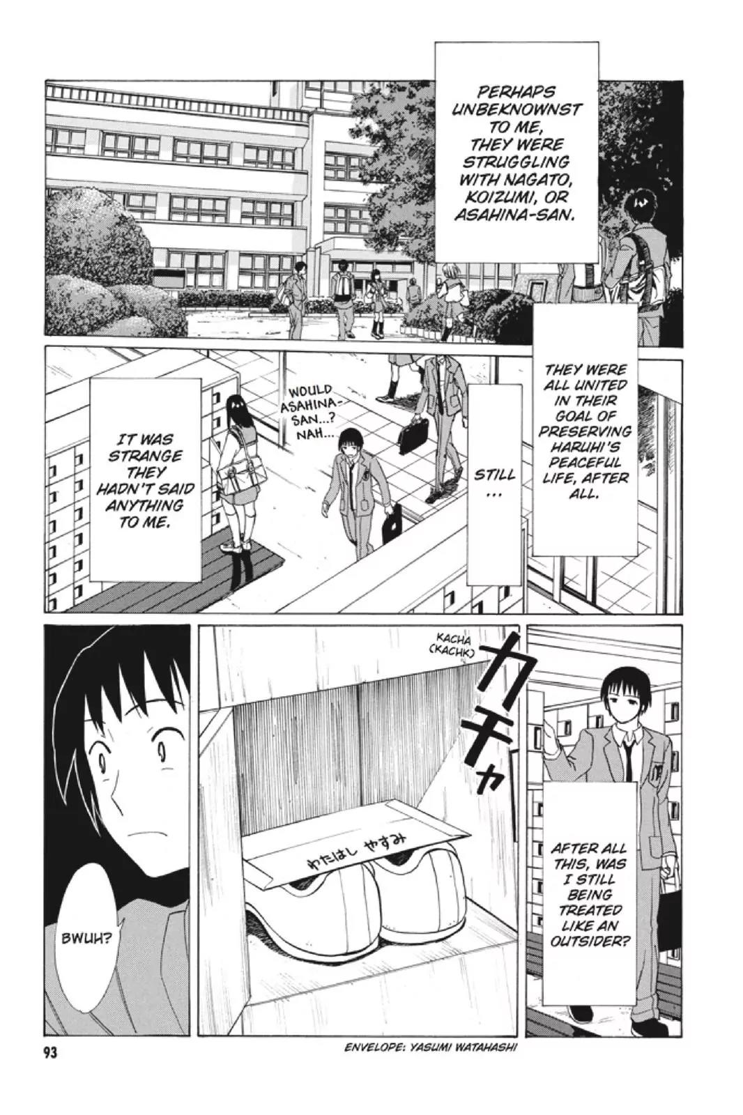 Suzumiya Haruhi no Yuuutsu Chapter 97 page 21 - Chapter 97: The Surprise of Haruhi Suzumiya IX
