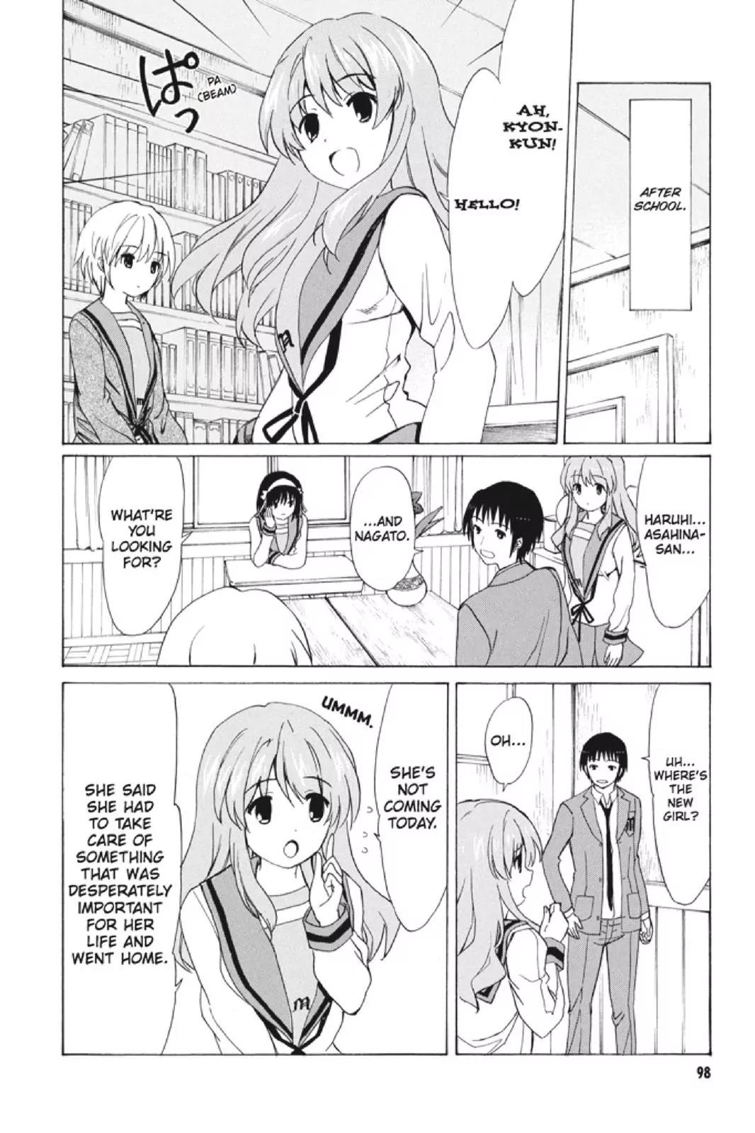 Suzumiya Haruhi no Yuuutsu Chapter 97 page 26 - Chapter 97: The Surprise of Haruhi Suzumiya IX
