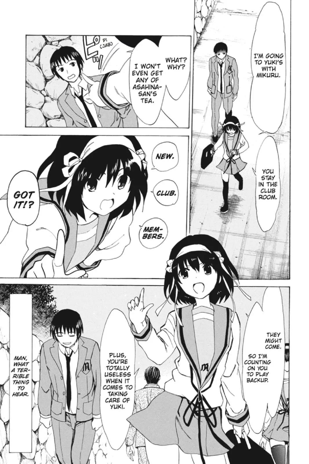 Suzumiya Haruhi no Yuuutsu Chapter 97 page 3 - Chapter 97: The Surprise of Haruhi Suzumiya IX