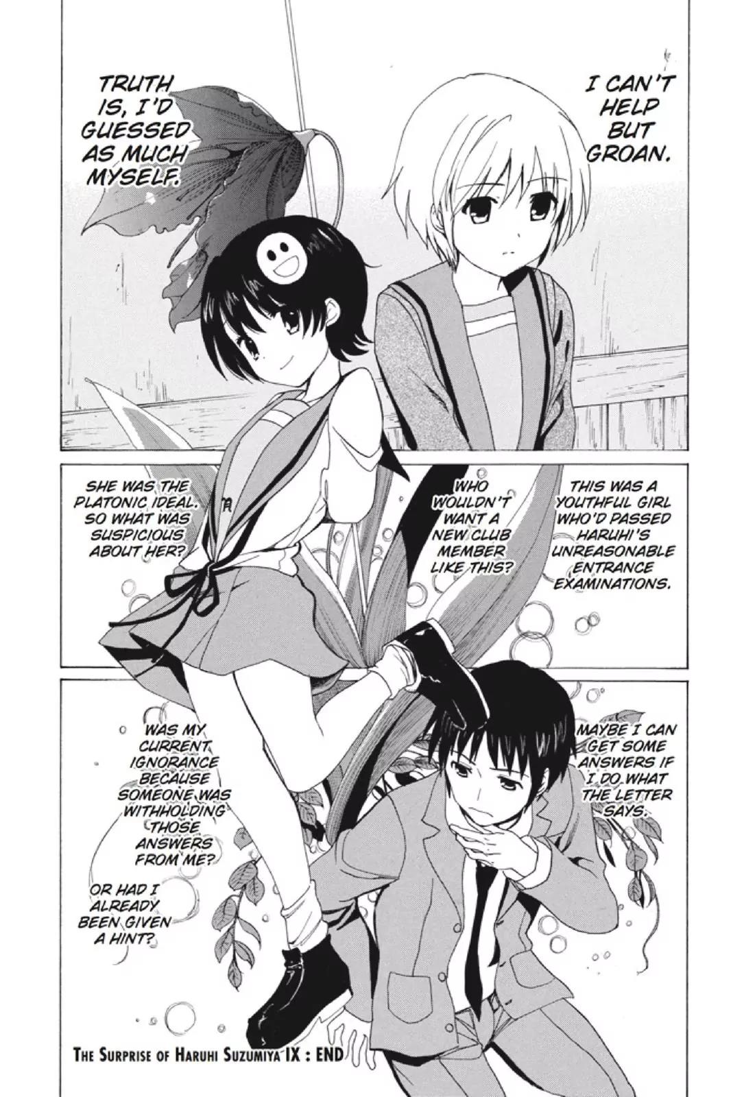 Suzumiya Haruhi no Yuuutsu Chapter 97 page 32 - Chapter 97: The Surprise of Haruhi Suzumiya IX