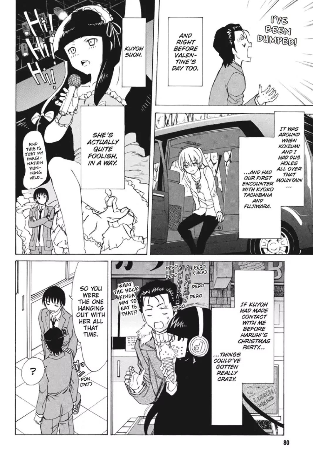 Suzumiya Haruhi no Yuuutsu Chapter 97 page 8 - Chapter 97: The Surprise of Haruhi Suzumiya IX