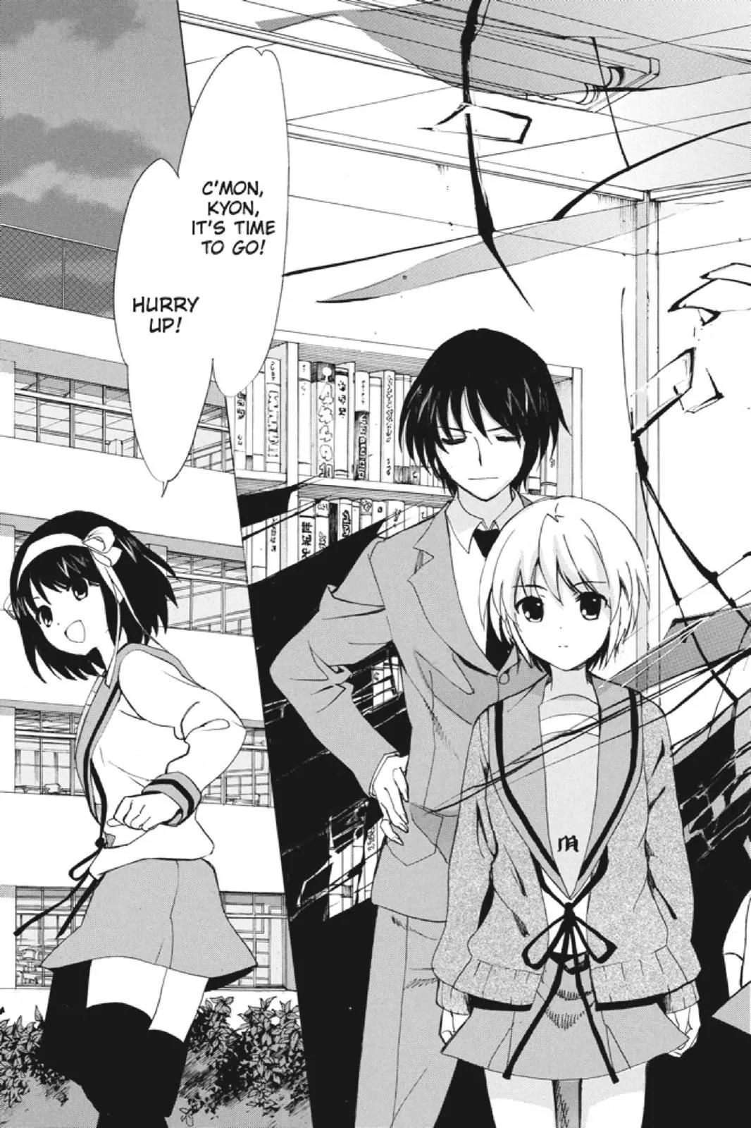Suzumiya Haruhi no Yuuutsu Chapter 98 page 3 - Chapter 98: The Surprise of Haruhi Suzumiya X