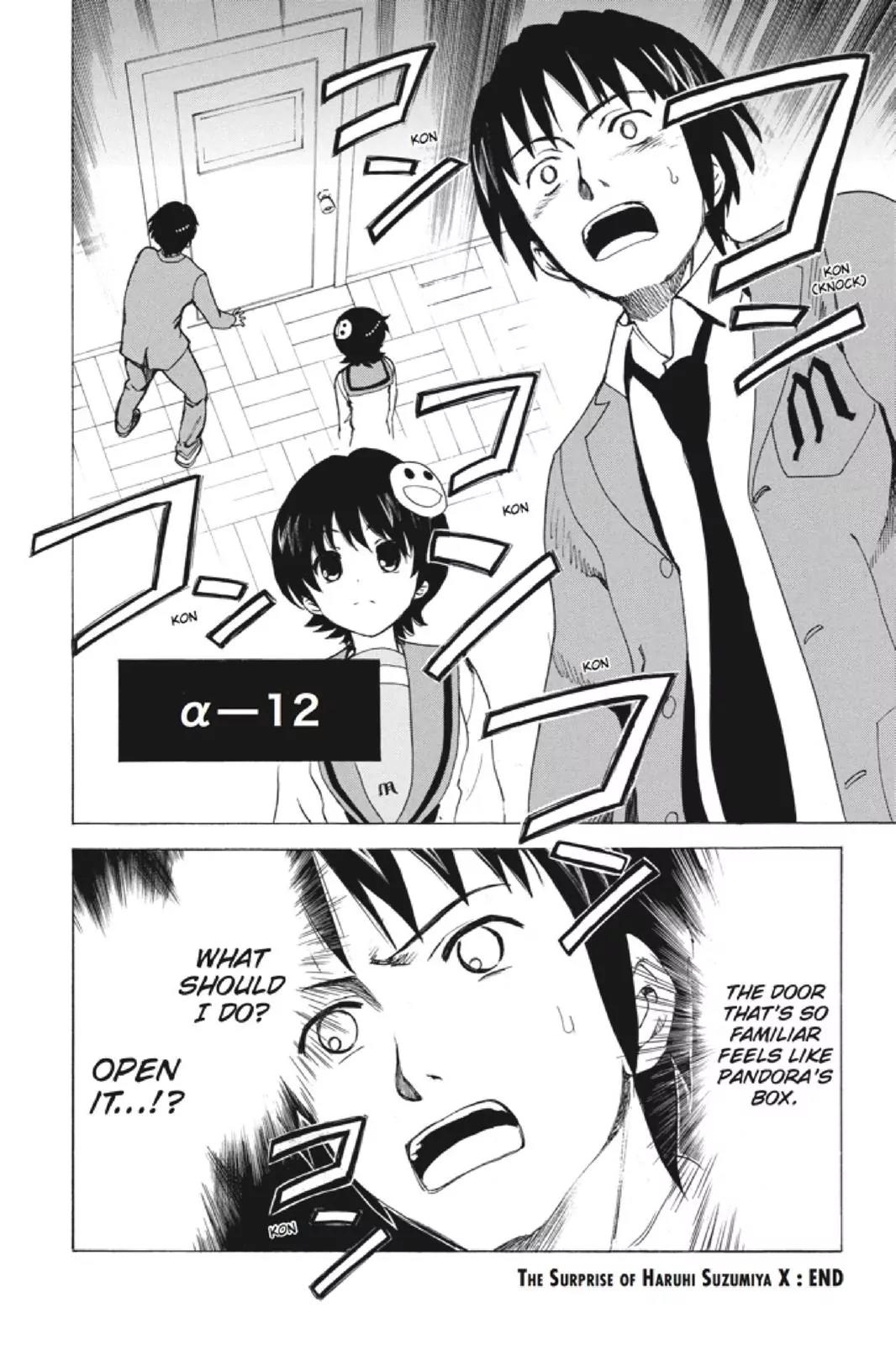 Suzumiya Haruhi no Yuuutsu Chapter 98 page 32 - Chapter 98: The Surprise of Haruhi Suzumiya X