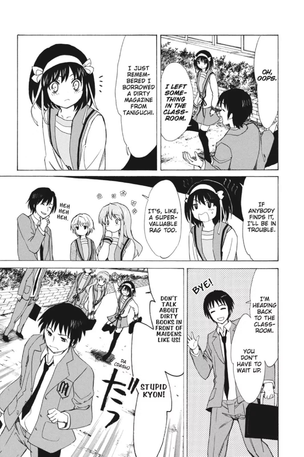 Suzumiya Haruhi no Yuuutsu Chapter 98 page 7 - Chapter 98: The Surprise of Haruhi Suzumiya X