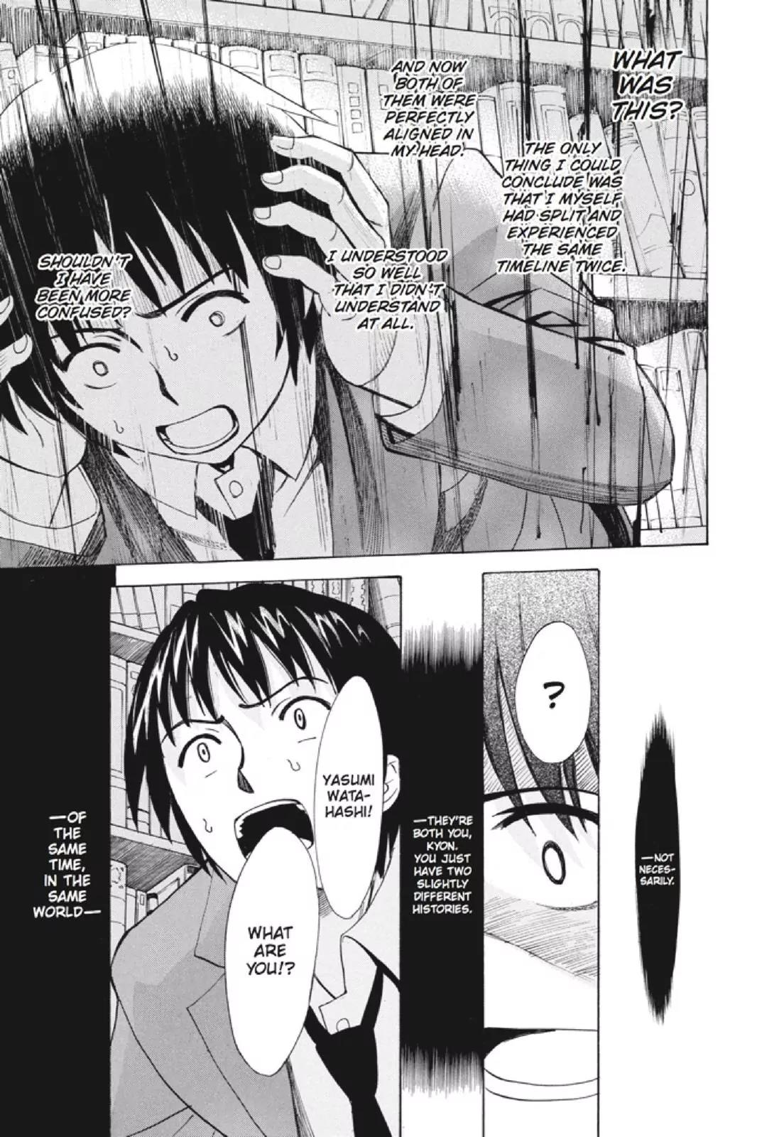 Suzumiya Haruhi no Yuuutsu Chapter 99 page 10 - Chapter 99: The Surprise of Haruhi Suzumiya XI
