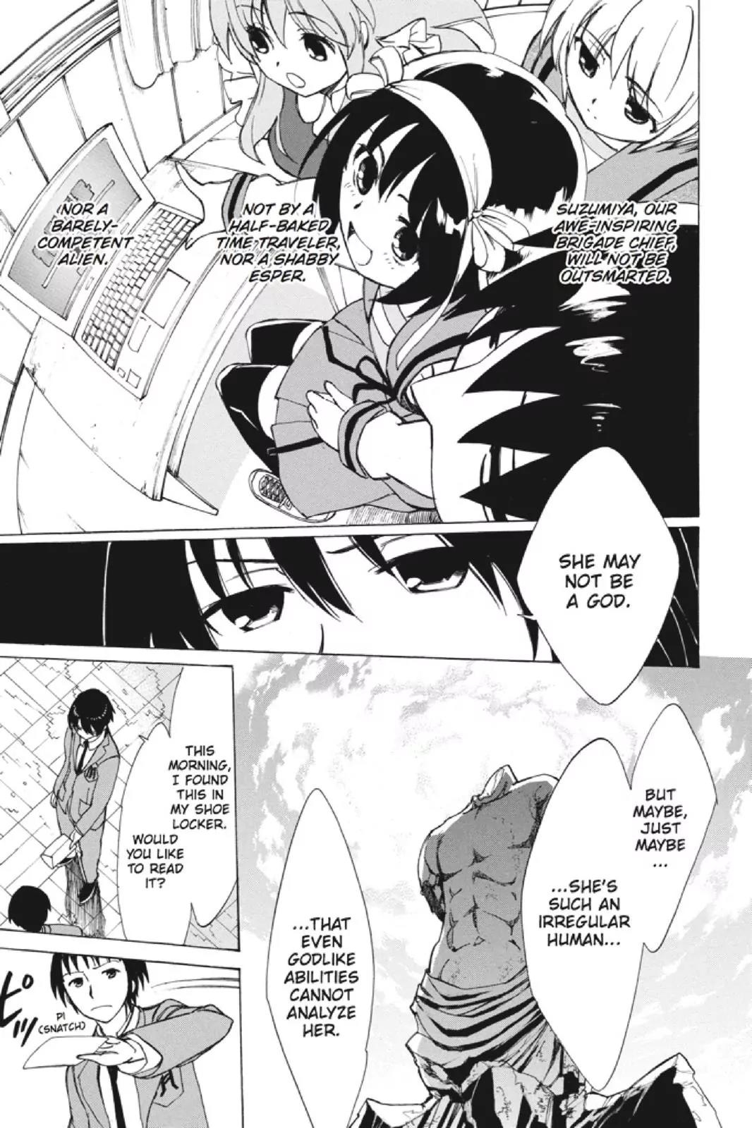 Suzumiya Haruhi no Yuuutsu Chapter 99 page 22 - Chapter 99: The Surprise of Haruhi Suzumiya XI
