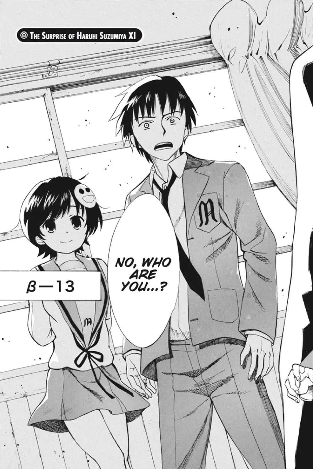 Suzumiya Haruhi no Yuuutsu Chapter 99 page 3 - Chapter 99: The Surprise of Haruhi Suzumiya XI