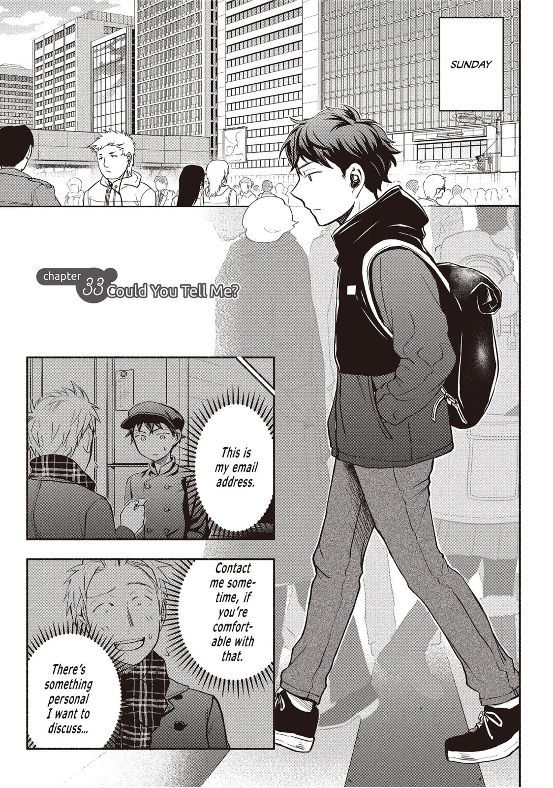 Sweat and Soap Chapter 33 page 1 - Chapter 33: Could You Tell Me?