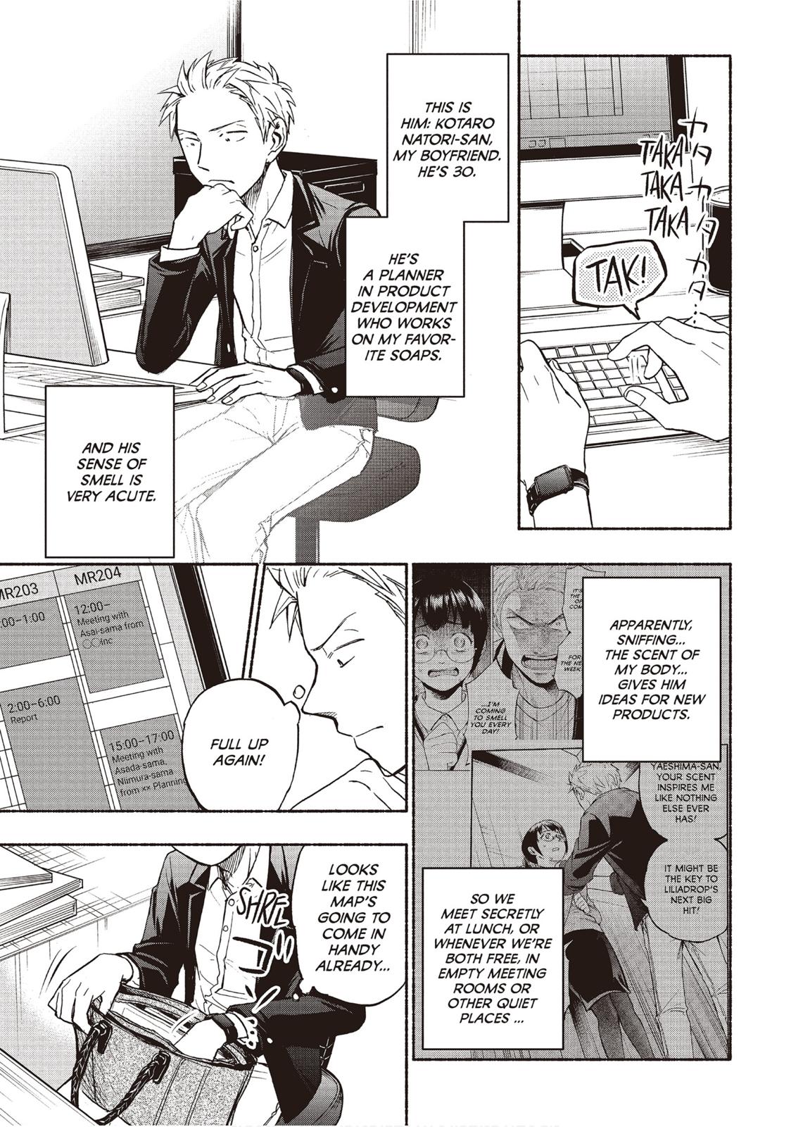 Sweat and Soap Chapter 34.5 page 4 - Chapter 34.5: Morning Guest Installment: The Office Rendezvous Map + Side Story: The First Sweet Smell