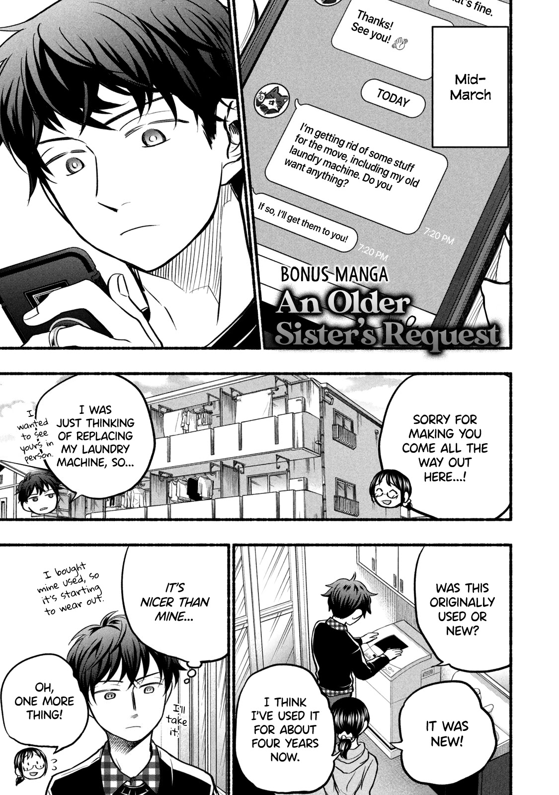 Sweat and Soap Chapter 52.5 page 1 - Chapter 52.5: Volume Extras + Afterword