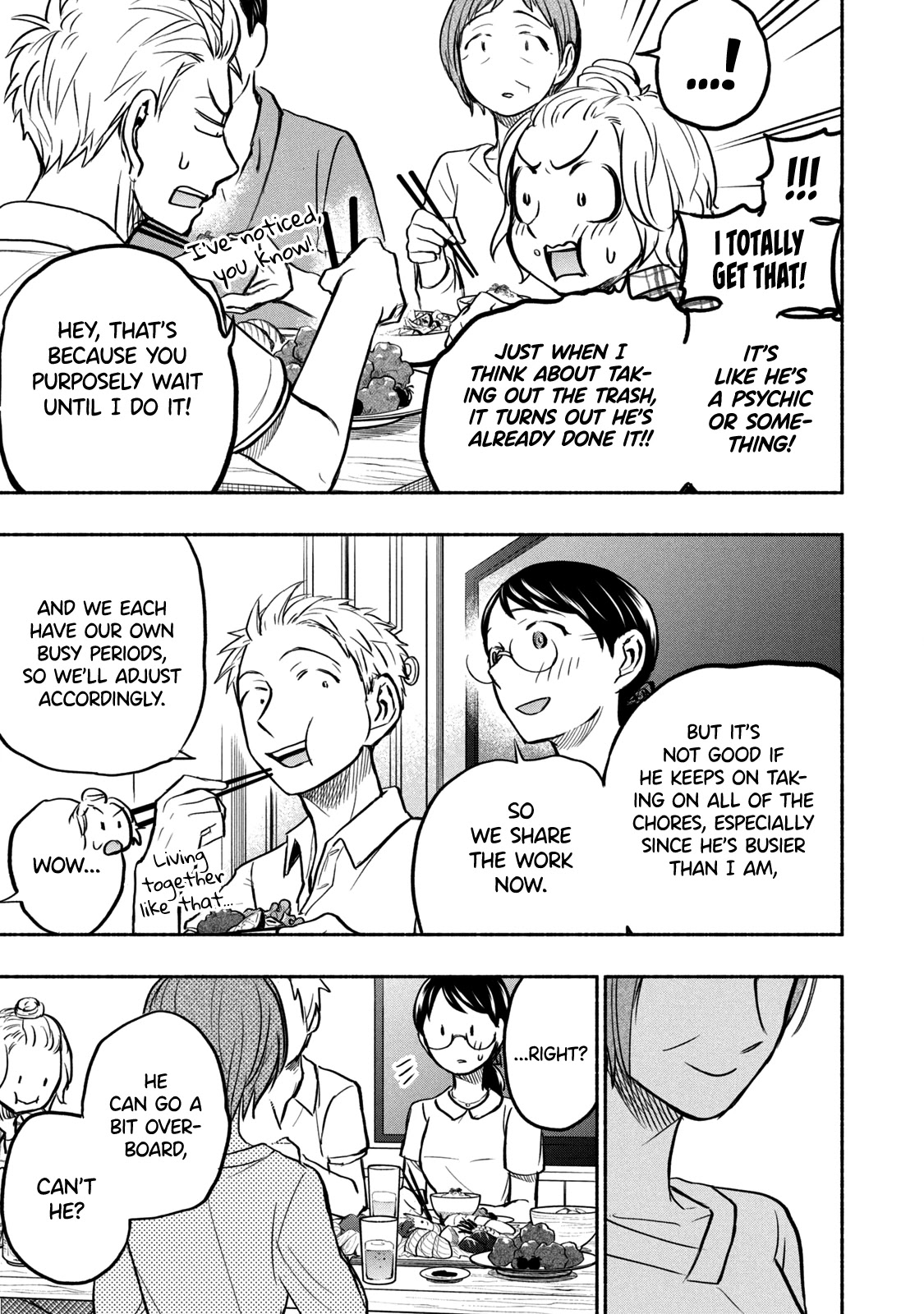 Sweat and Soap Chapter 57 page 9 - Chapter 57: The Natori Family Feast