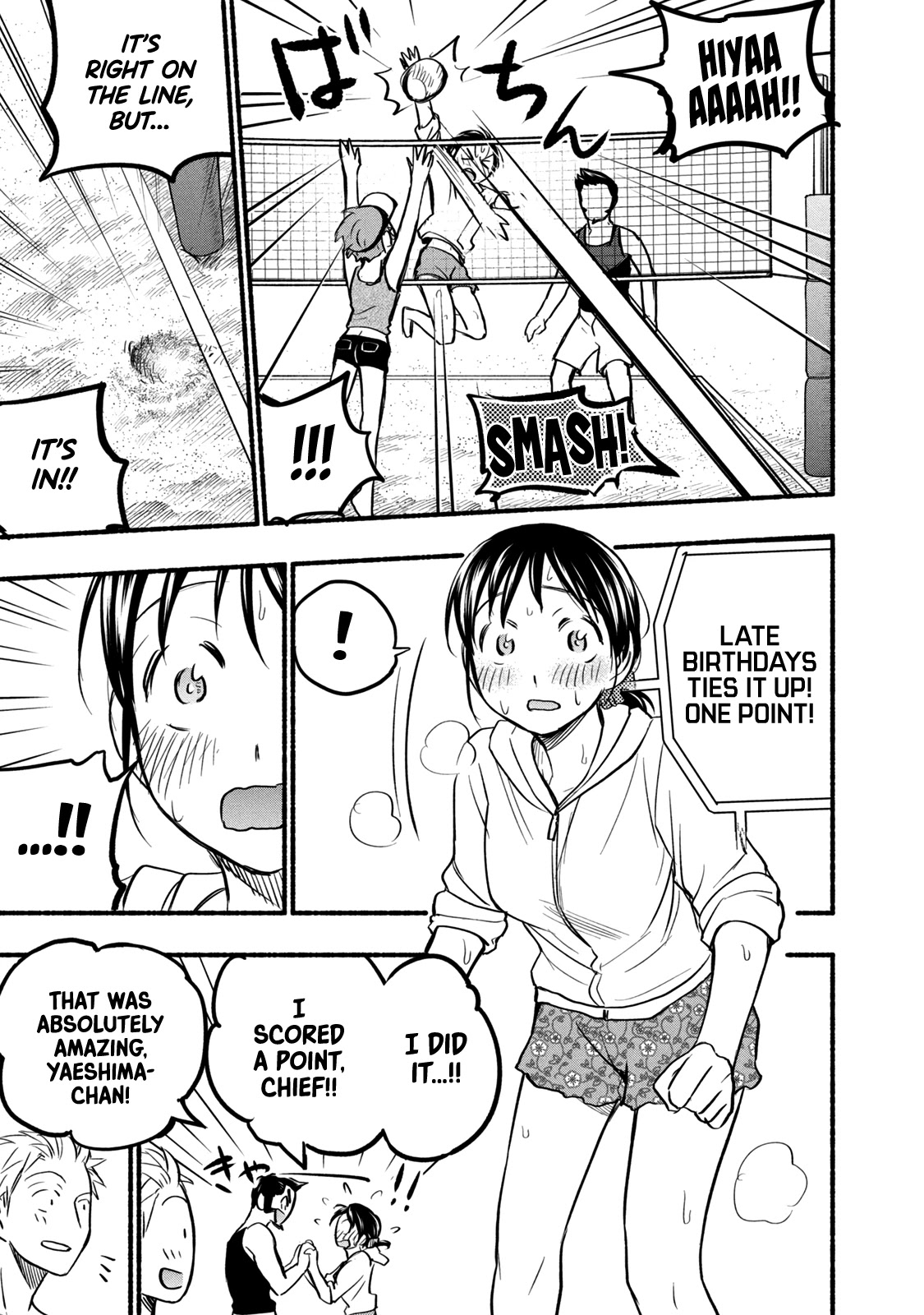 Sweat and Soap Chapter 68 page 11 - Chapter 68: Flaming Hot Beach Volleyball!