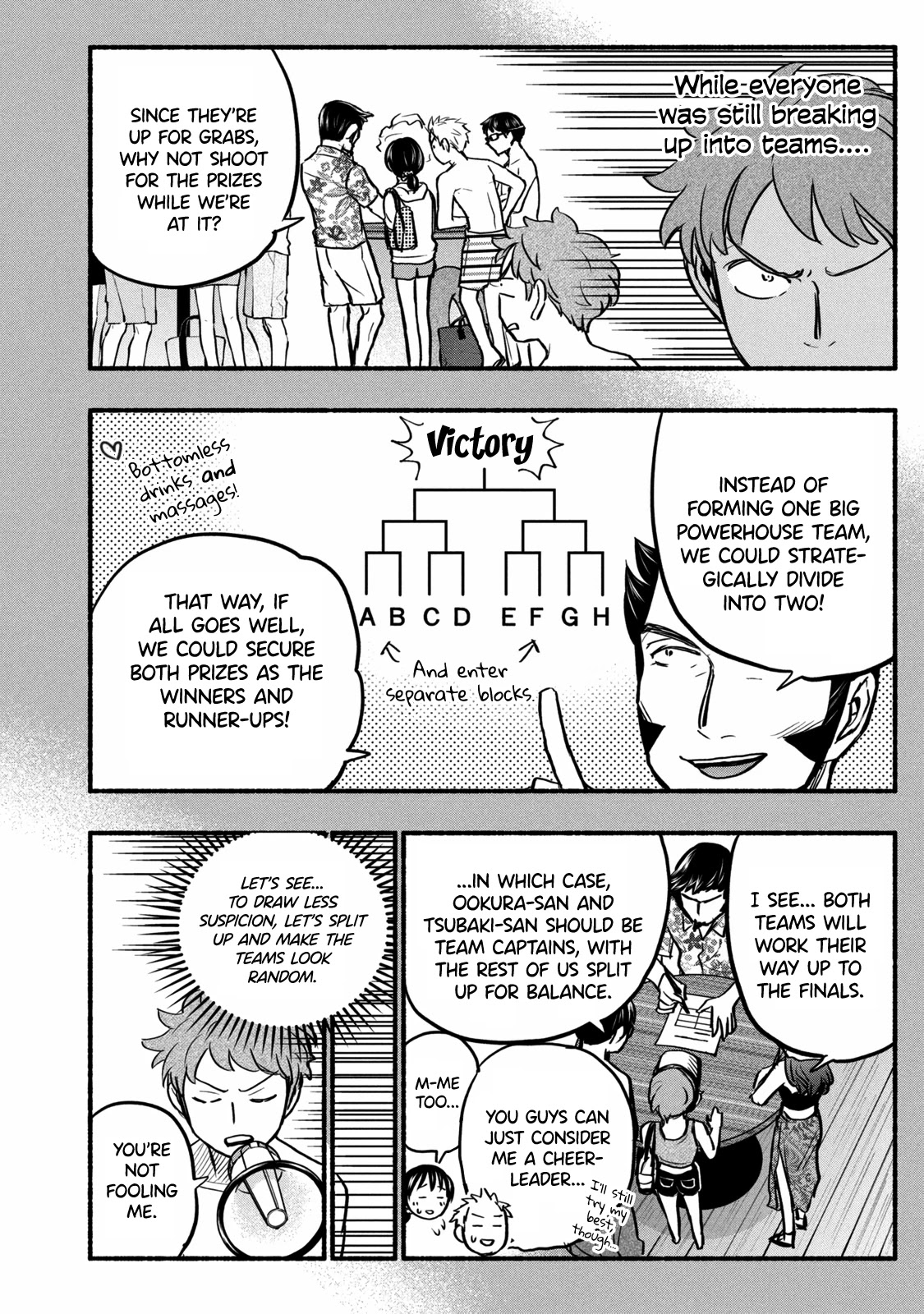 Sweat and Soap Chapter 68 page 2 - Chapter 68: Flaming Hot Beach Volleyball!