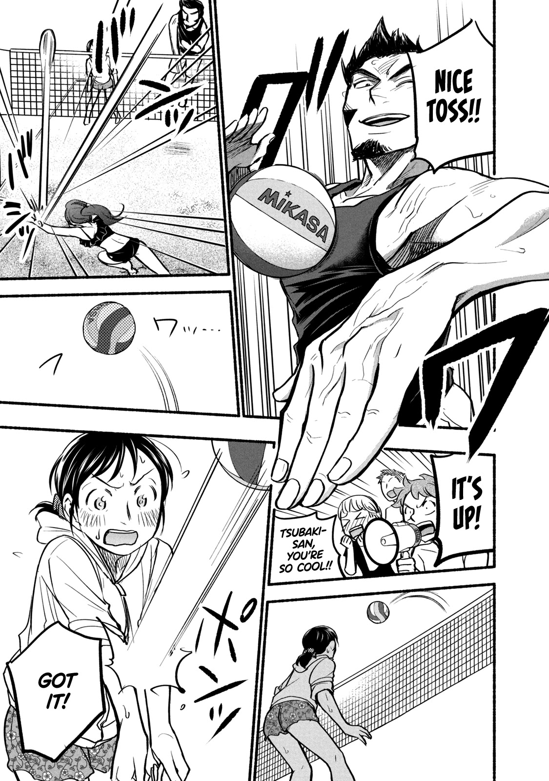 Sweat and Soap Chapter 68 page 9 - Chapter 68: Flaming Hot Beach Volleyball!