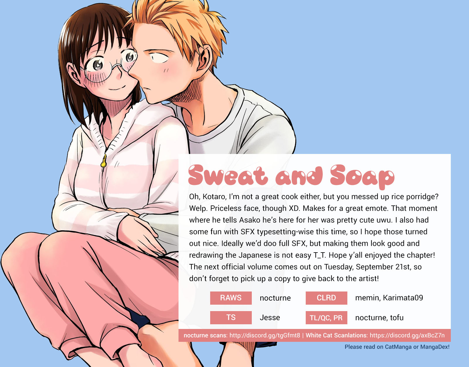 Sweat and Soap Chapter 74 page 20 - Chapter 74: Asako Catches a Cold