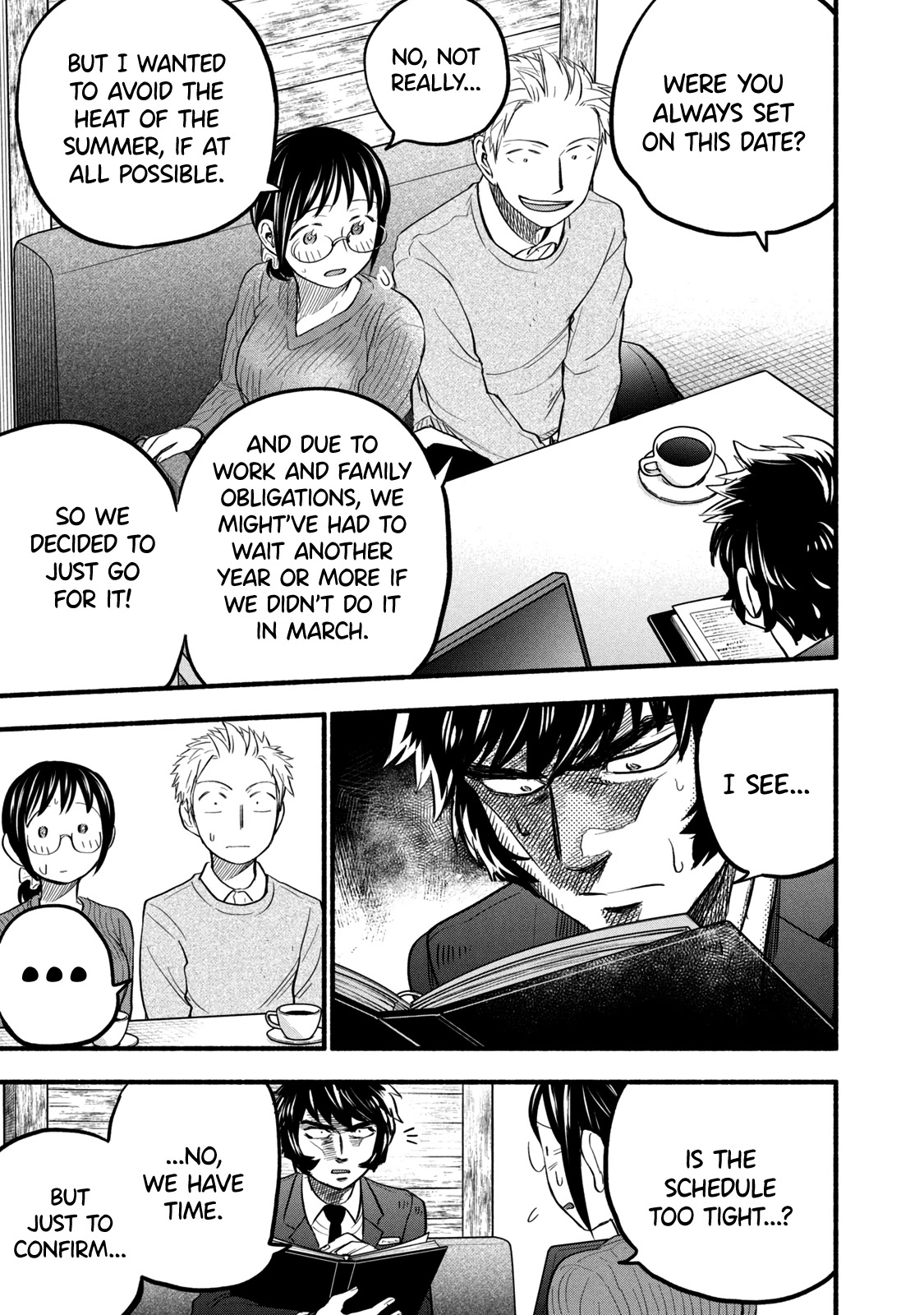 Sweat and Soap Chapter 89 page 3 - Chapter 89: A Not-So-Sweet Taste of Reality (Wedding Planning)