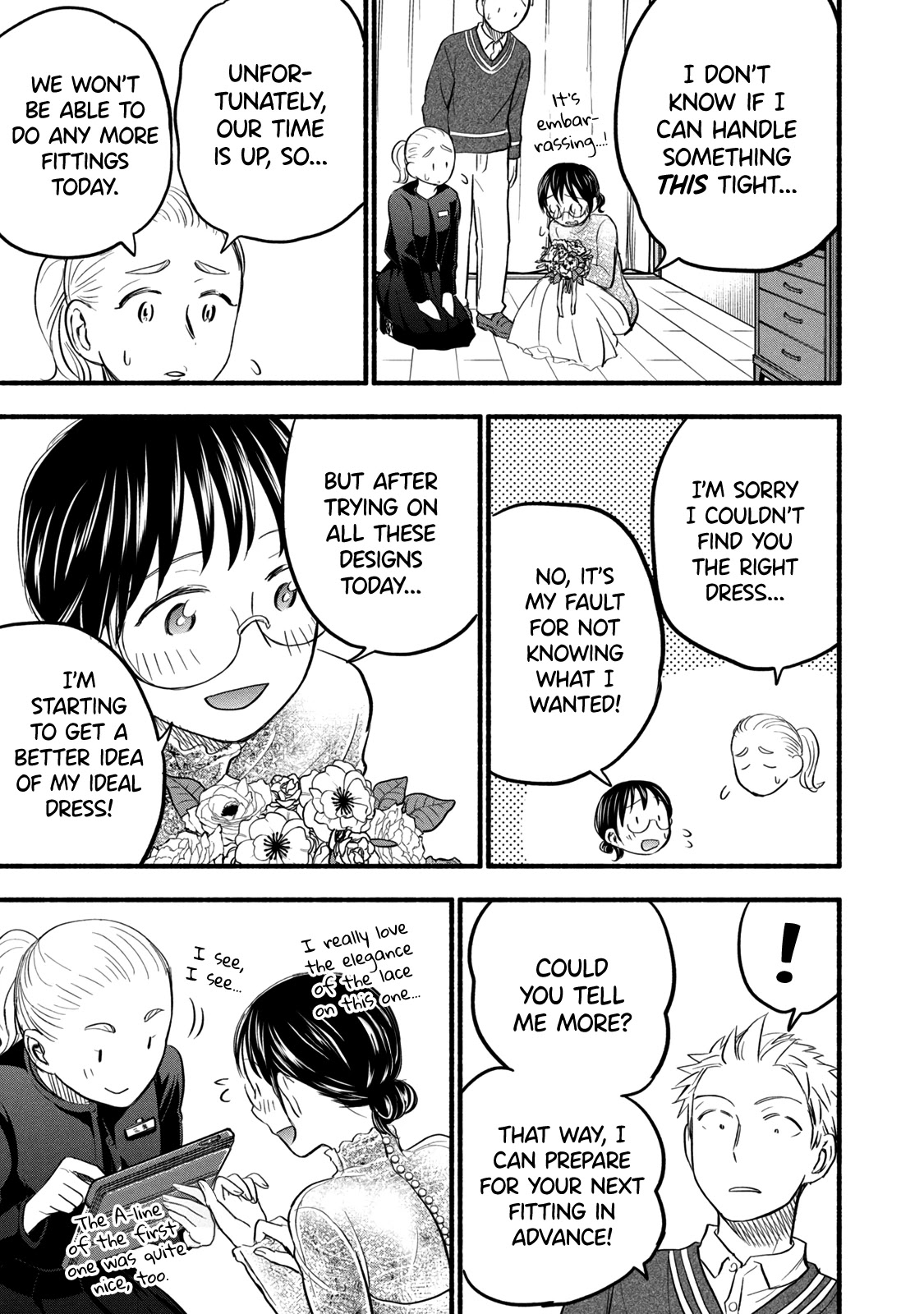 Sweat and Soap Chapter 90 page 15 - Chapter 90: The Dress Fitting