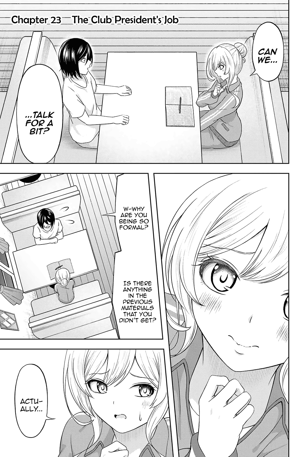 Sweet Cinderella Chapter 23 page 1 - Chapter 23: The Club President's Job