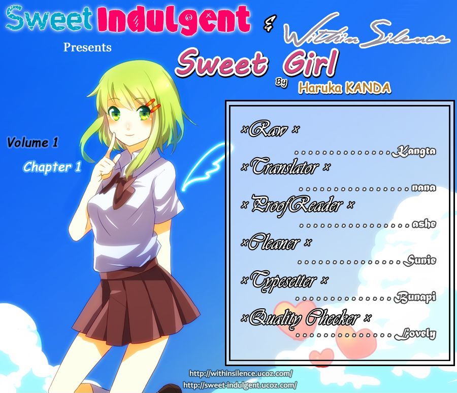 Sweet Girl Chapter 1 page 4 - Chapter 1 : Menu - 1