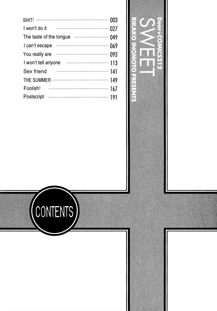 Sweet (INOMOTO Rikako) Chapter 1 page 10 - Chapter 1