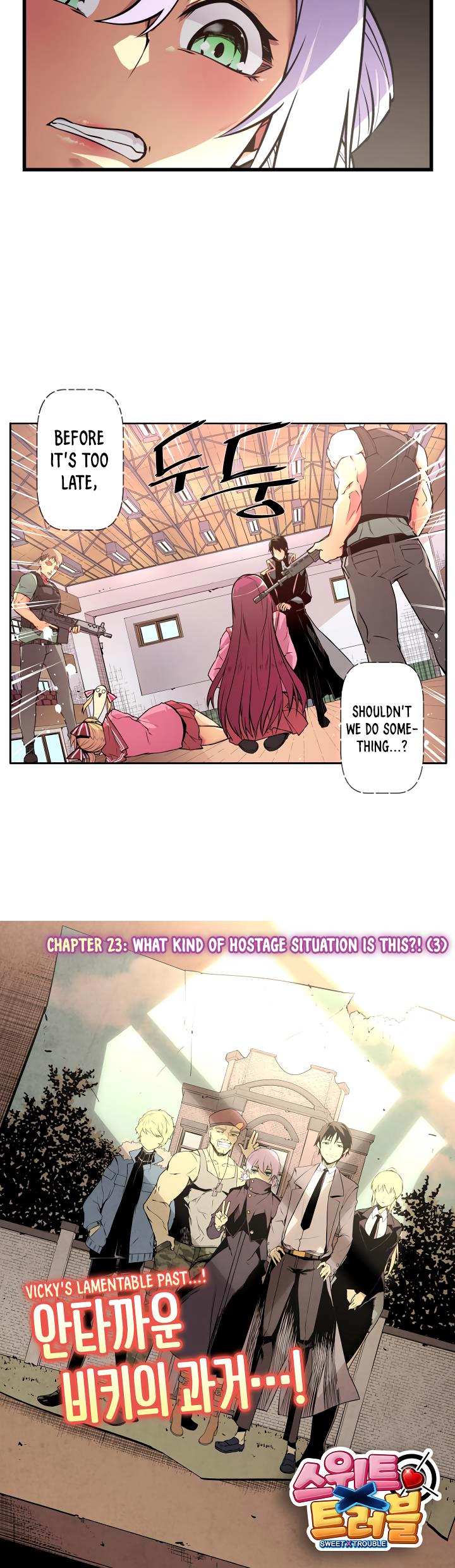 Sweet X Trouble Chapter 23 page 5 - Chapter 23: What Kind of Hostage Situation is This?! (3)