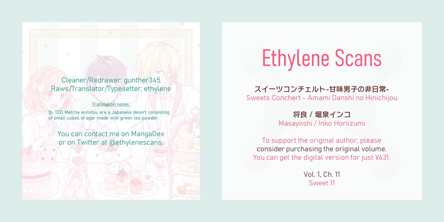 Sweets Conchert - Amami Danshi no Hinichijou Chapter 11 page 9 - Chapter 11: Sweet.11