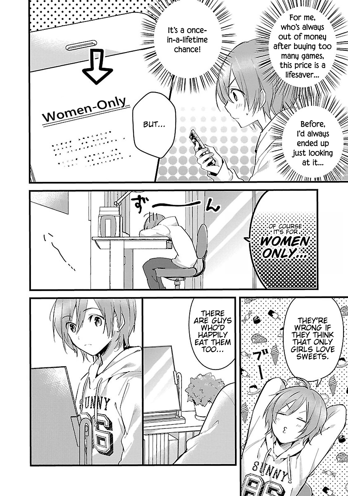 Sweets Conchert - Amami Danshi no Hinichijou Chapter 3 page 2 - Chapter 3: Sweet.03