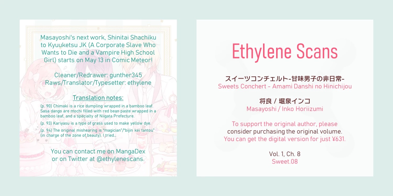 Sweets Conchert - Amami Danshi no Hinichijou Chapter 8 page 16 - Chapter 8: Sweet.08