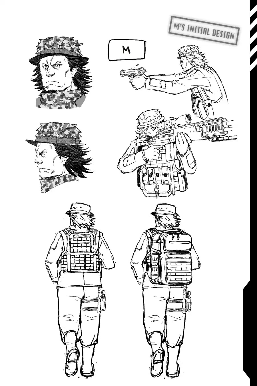 Sword Art Online Alternative - Gun Gale Online Chapter 5.5 page 3 - Vol.1 Tadadi Tamori's Design Sketches