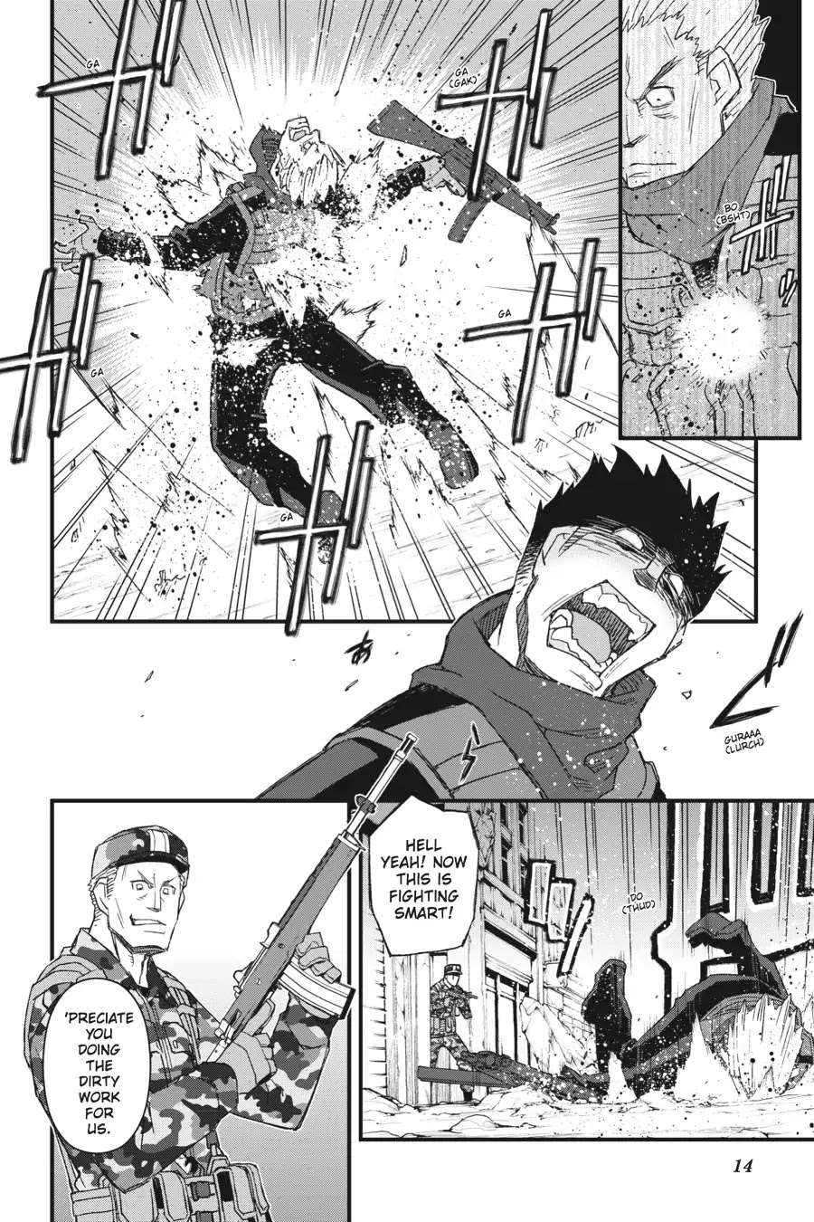 Sword Art Online Alternative - Gun Gale Online Chapter 6 page 14 - Chapter 6: Vol.2 Link #006: Squad Jam (2)