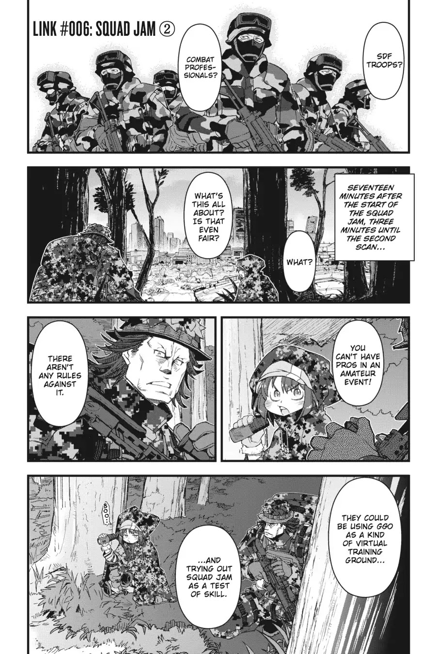 Sword Art Online Alternative - Gun Gale Online Chapter 6 page 4 - Chapter 6: Vol.2 Link #006: Squad Jam (2)