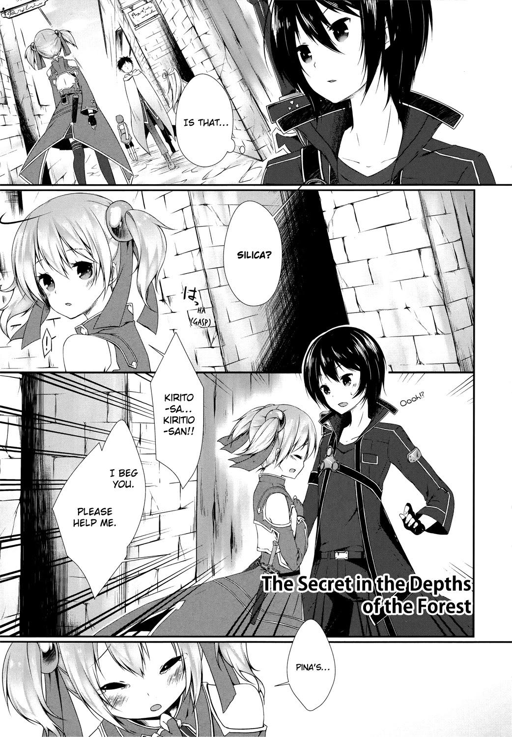 Sword Art Online Comic Anthology Chapter 1.2 page 1 - Vol.1 Chapter 2: The Secret in the Depths of the Forest