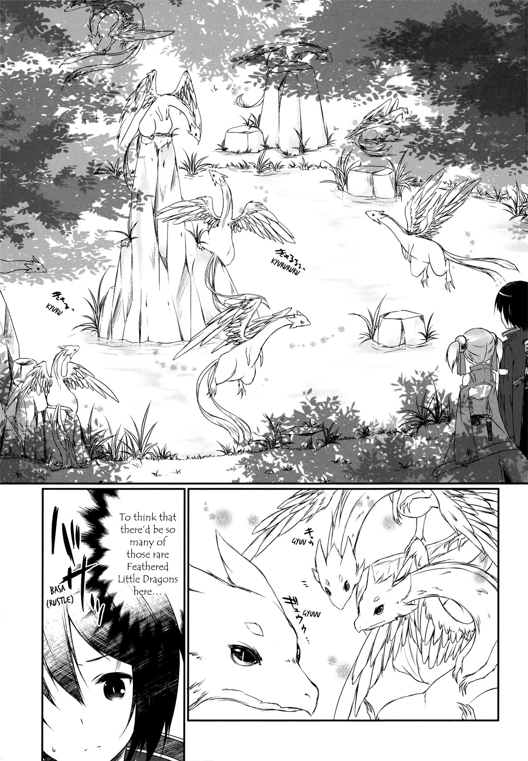 Sword Art Online Comic Anthology Chapter 1.2 page 10 - Vol.1 Chapter 2: The Secret in the Depths of the Forest