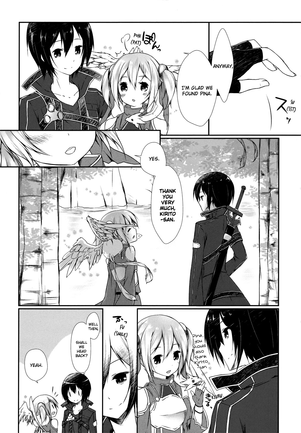 Sword Art Online Comic Anthology Chapter 1.2 page 13 - Vol.1 Chapter 2: The Secret in the Depths of the Forest