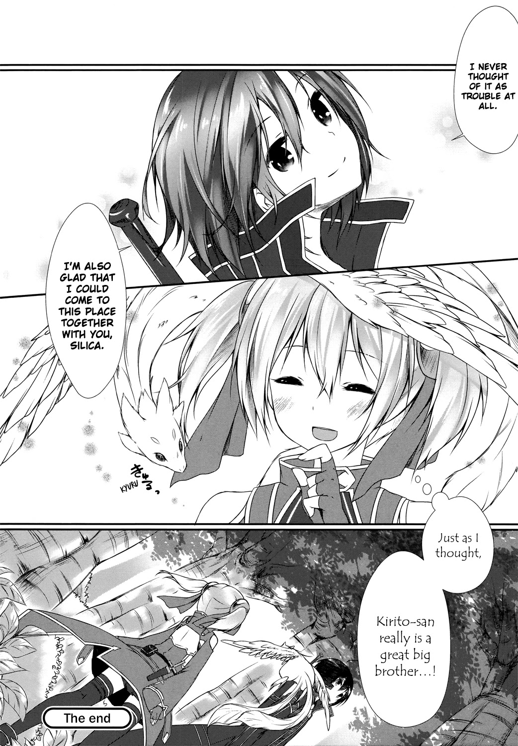 Sword Art Online Comic Anthology Chapter 1.2 page 16 - Vol.1 Chapter 2: The Secret in the Depths of the Forest