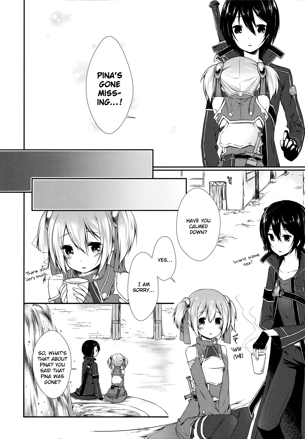 Sword Art Online Comic Anthology Chapter 1.2 page 2 - Vol.1 Chapter 2: The Secret in the Depths of the Forest