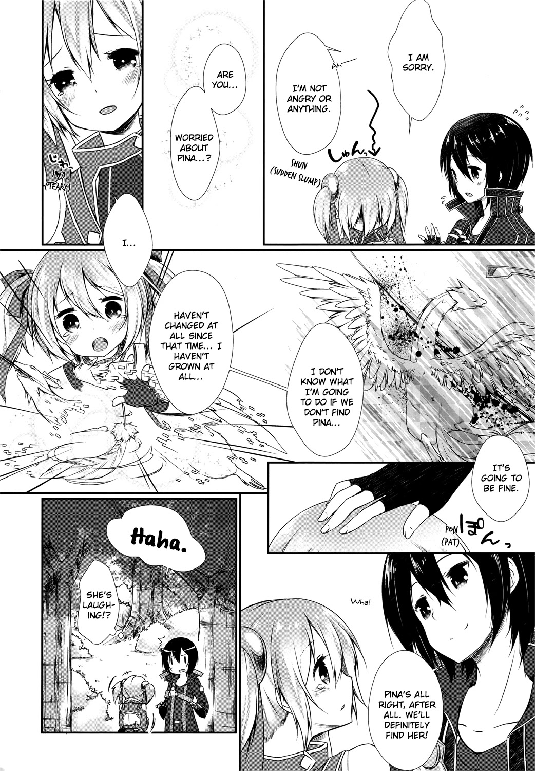Sword Art Online Comic Anthology Chapter 1.2 page 6 - Vol.1 Chapter 2: The Secret in the Depths of the Forest