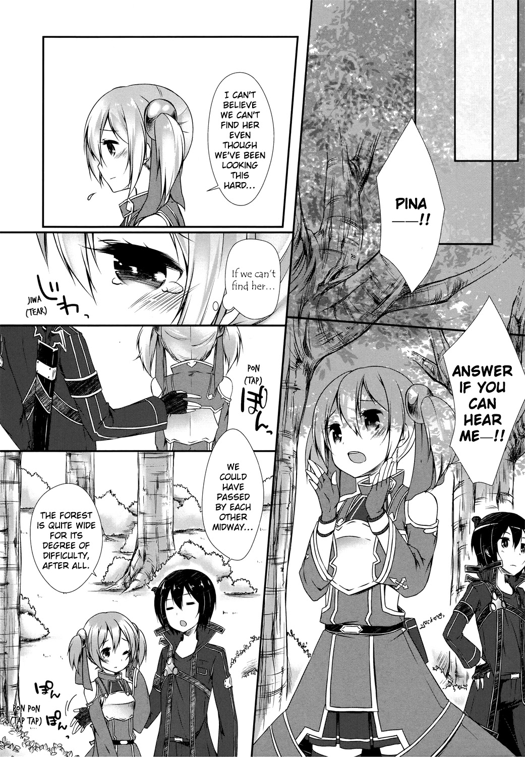 Sword Art Online Comic Anthology Chapter 1.2 page 8 - Vol.1 Chapter 2: The Secret in the Depths of the Forest