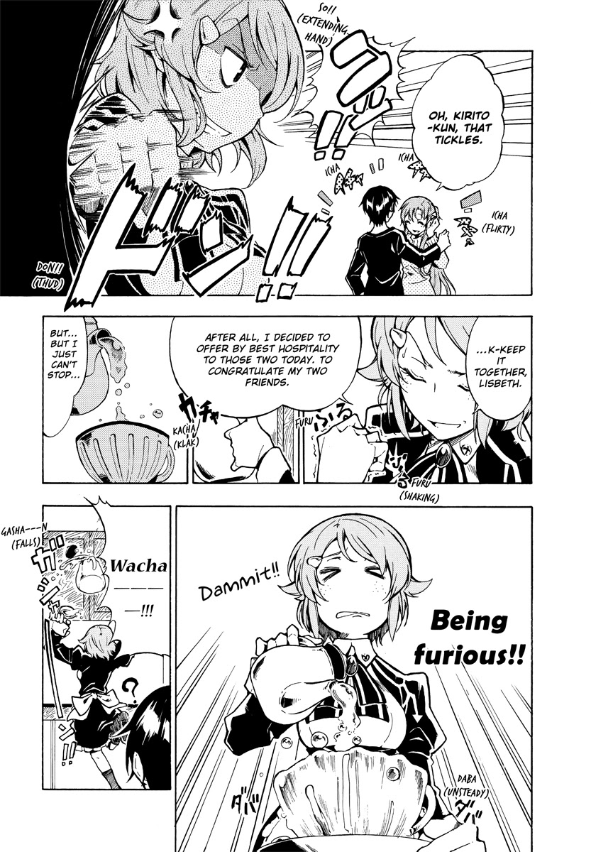 Sword Art Online Comic Anthology Chapter 1.3 page 3 - Vol.1 Chapter 3: Don't Lose, Lisbeth!
