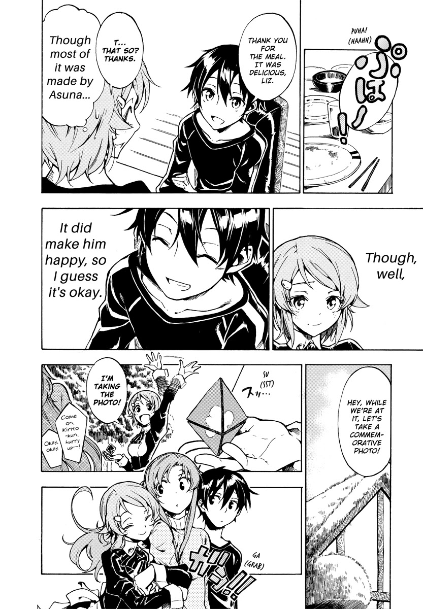 Sword Art Online Comic Anthology Chapter 1.3 page 6 - Vol.1 Chapter 3: Don't Lose, Lisbeth!