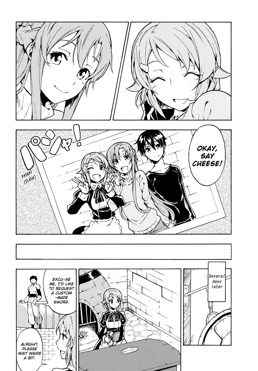 Sword Art Online Comic Anthology Chapter 1.3 page 7 - Vol.1 Chapter 3: Don't Lose, Lisbeth!