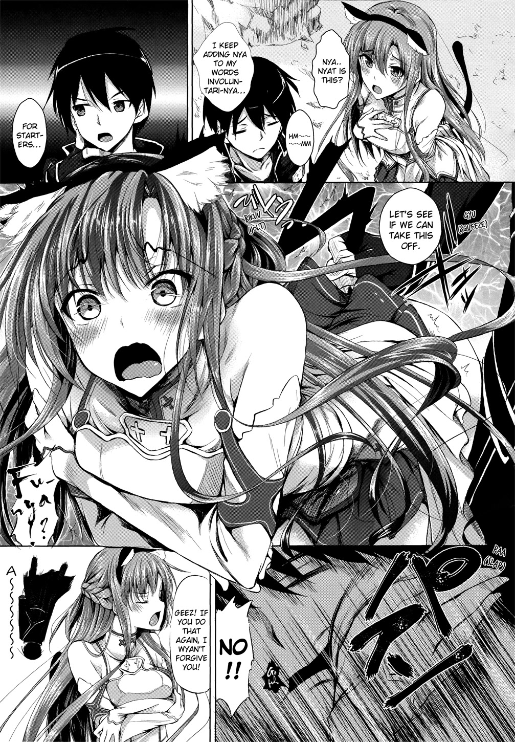 Sword Art Online Comic Anthology Chapter 1.4 page 5 - Vol.1 Chapter 4: Kitty Cat Asuna