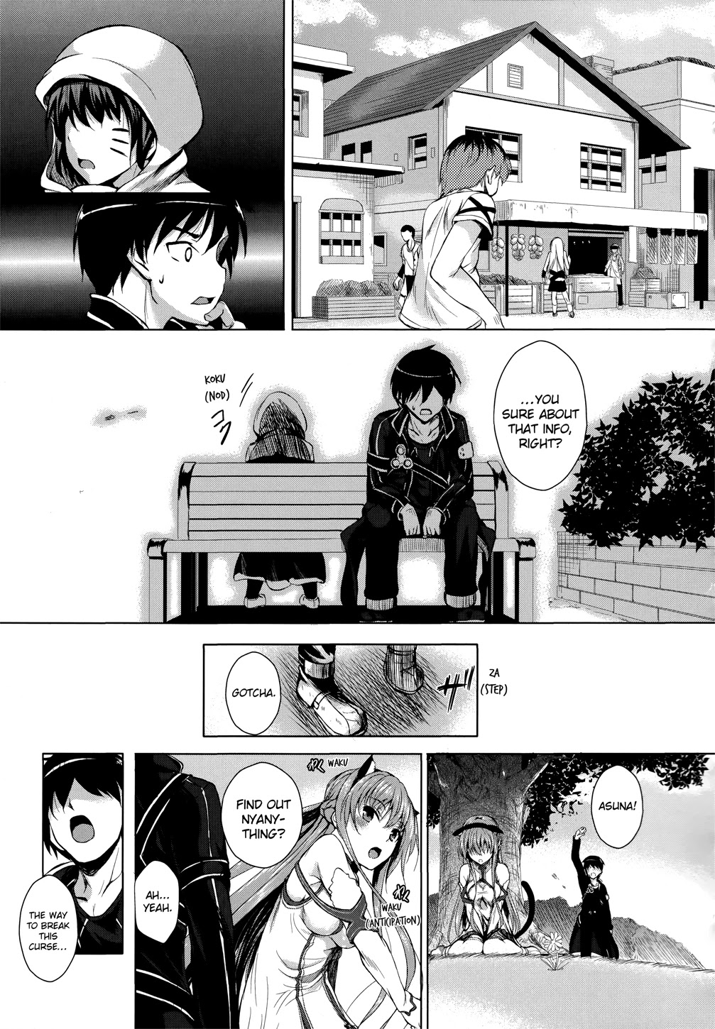 Sword Art Online Comic Anthology Chapter 1.4 page 9 - Vol.1 Chapter 4: Kitty Cat Asuna