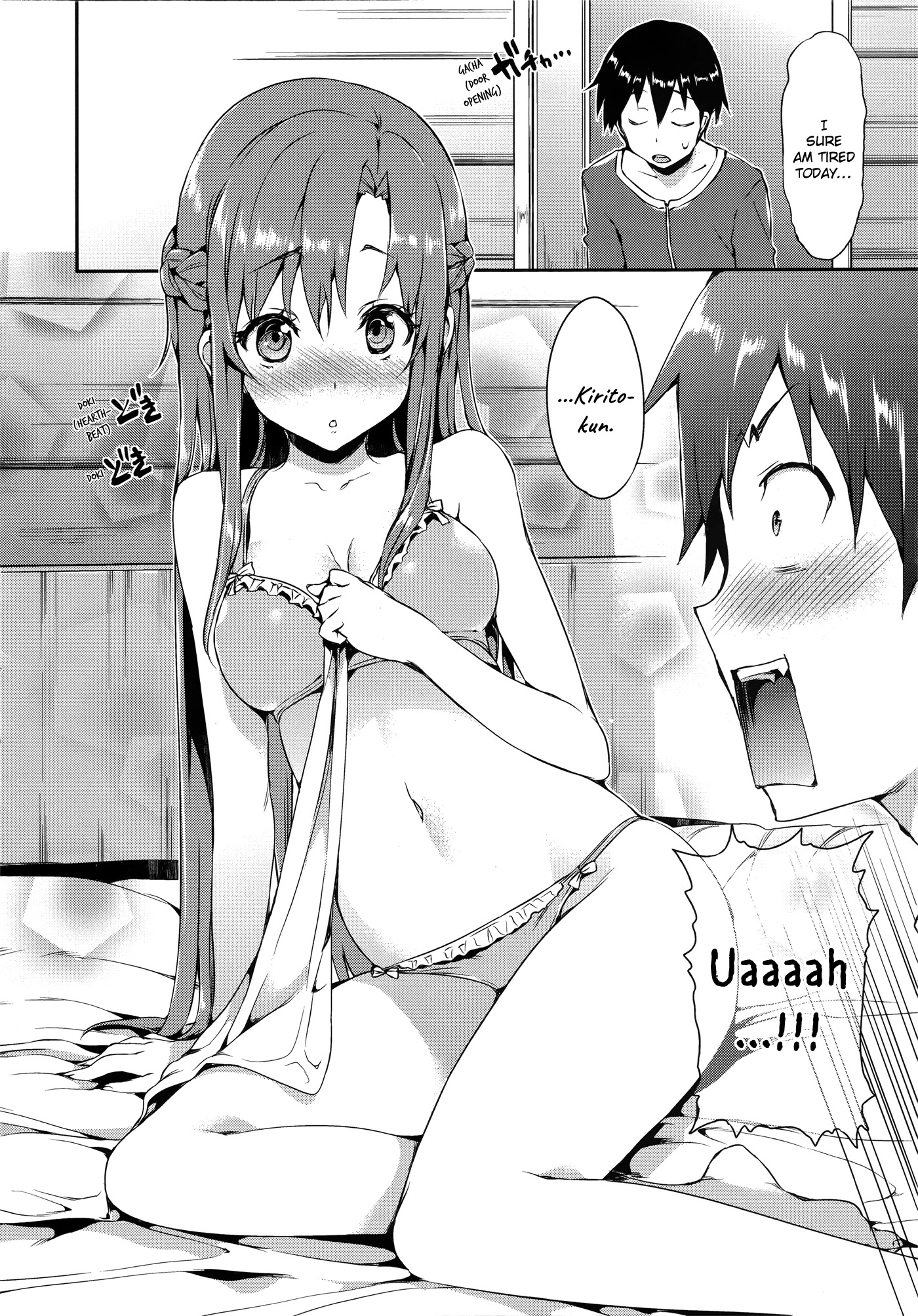 Sword Art Online Comic Anthology Chapter 1.7 page 10 - Vol.1 Chapter 7: Asuna, Do Your Best!